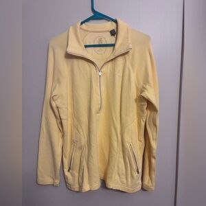 Tommy Bahama Yellow half zip Pullover